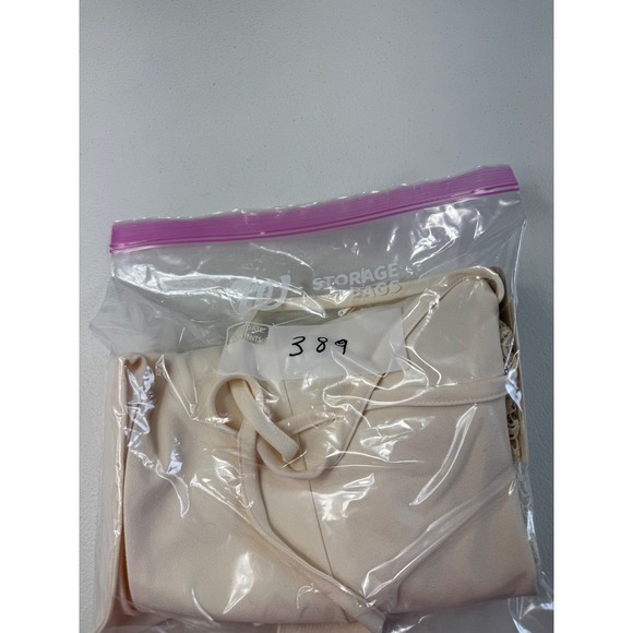 Casual Corner Cream Lace Back Vest Sleeveless Top Buttoned Sz L - Picture 11 of 11